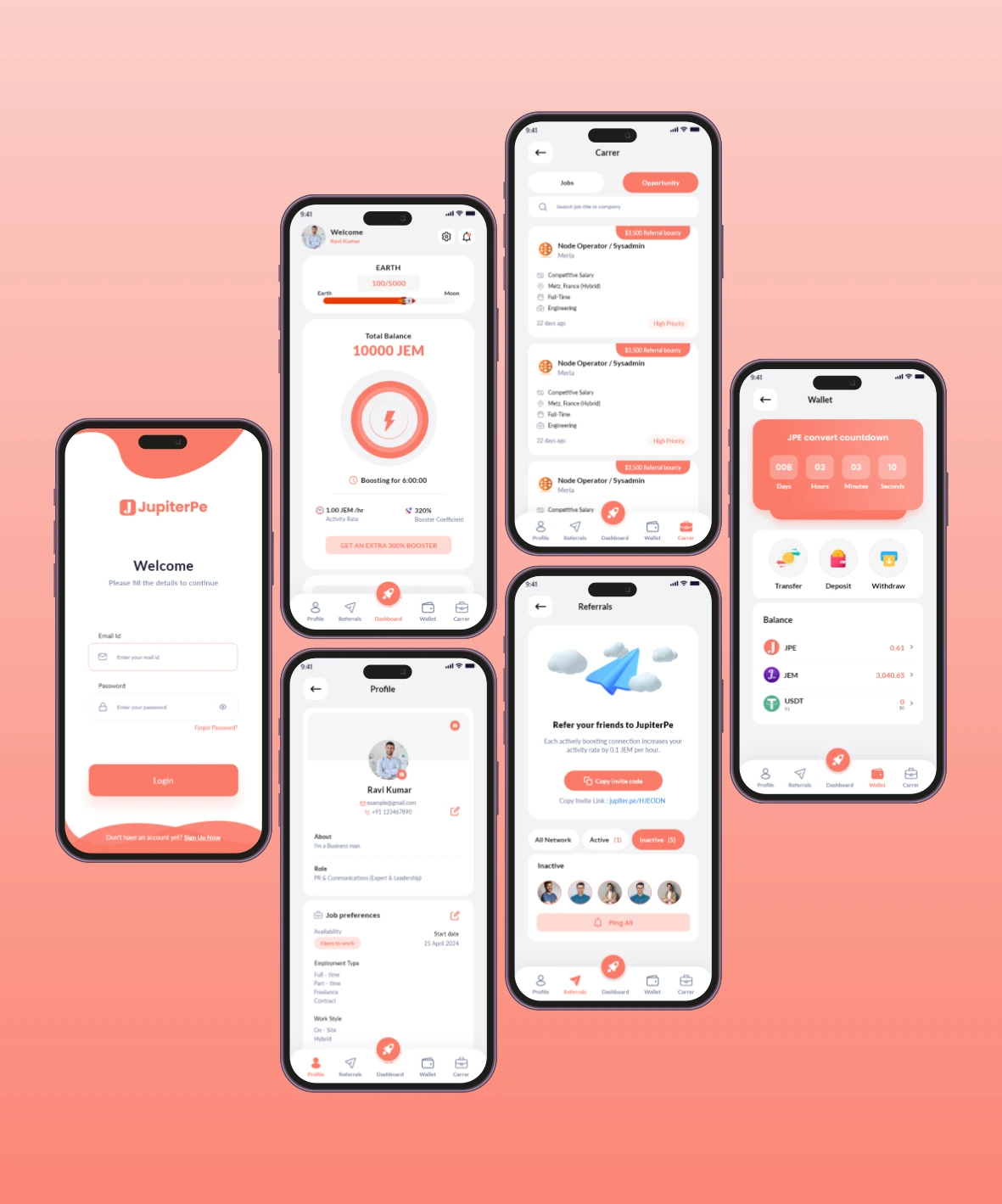 jupiter-mobile-application
